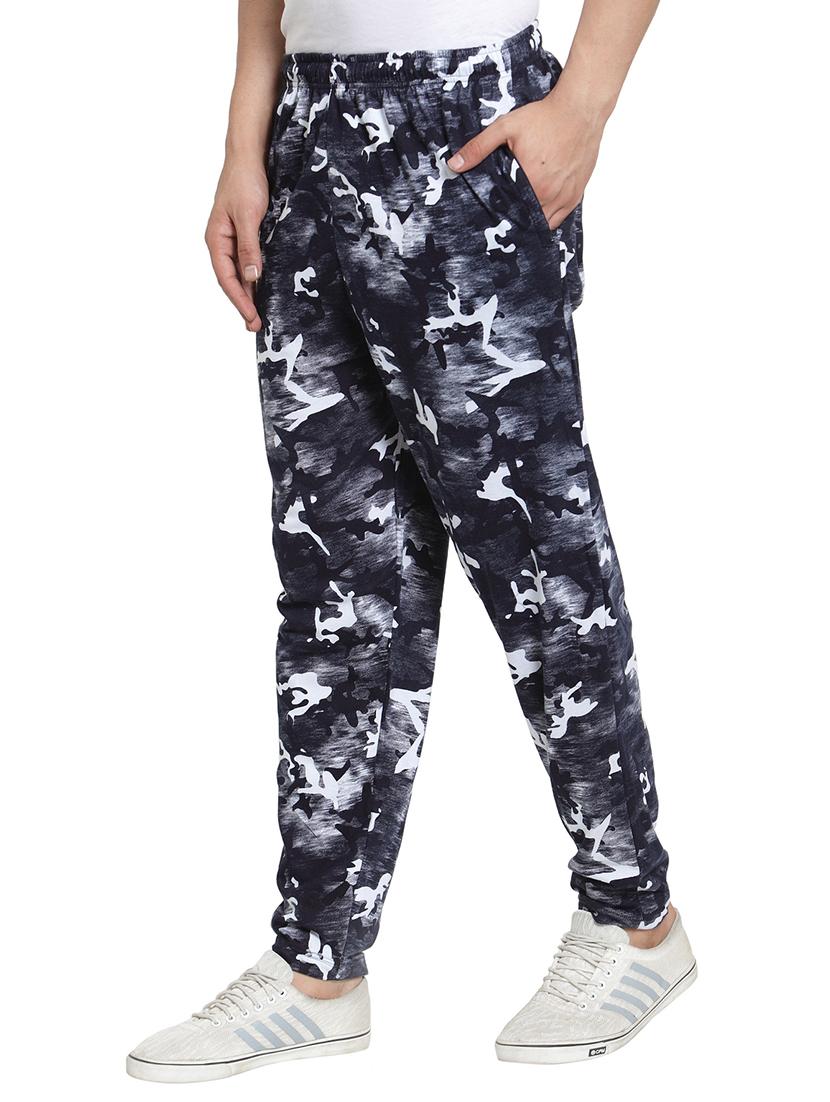 mid rise printed full length track pant - 19497451 - Standard Image - 1