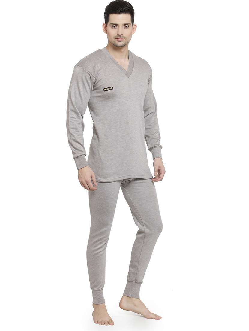 grey cotton thermal set - 19497505 -  Standard Image - 1