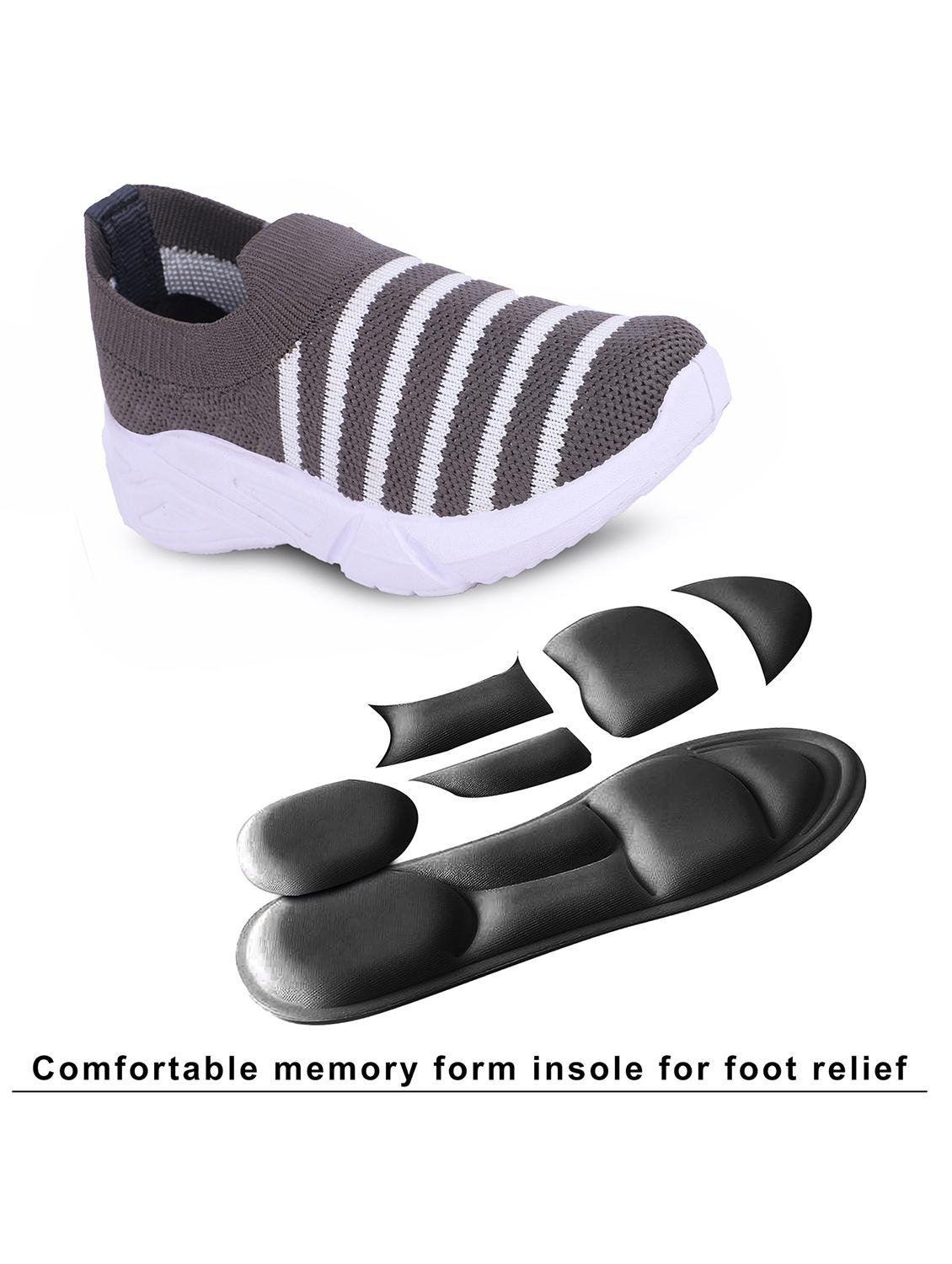 striped slip on shoes - 19497592 - Standard Image - 4