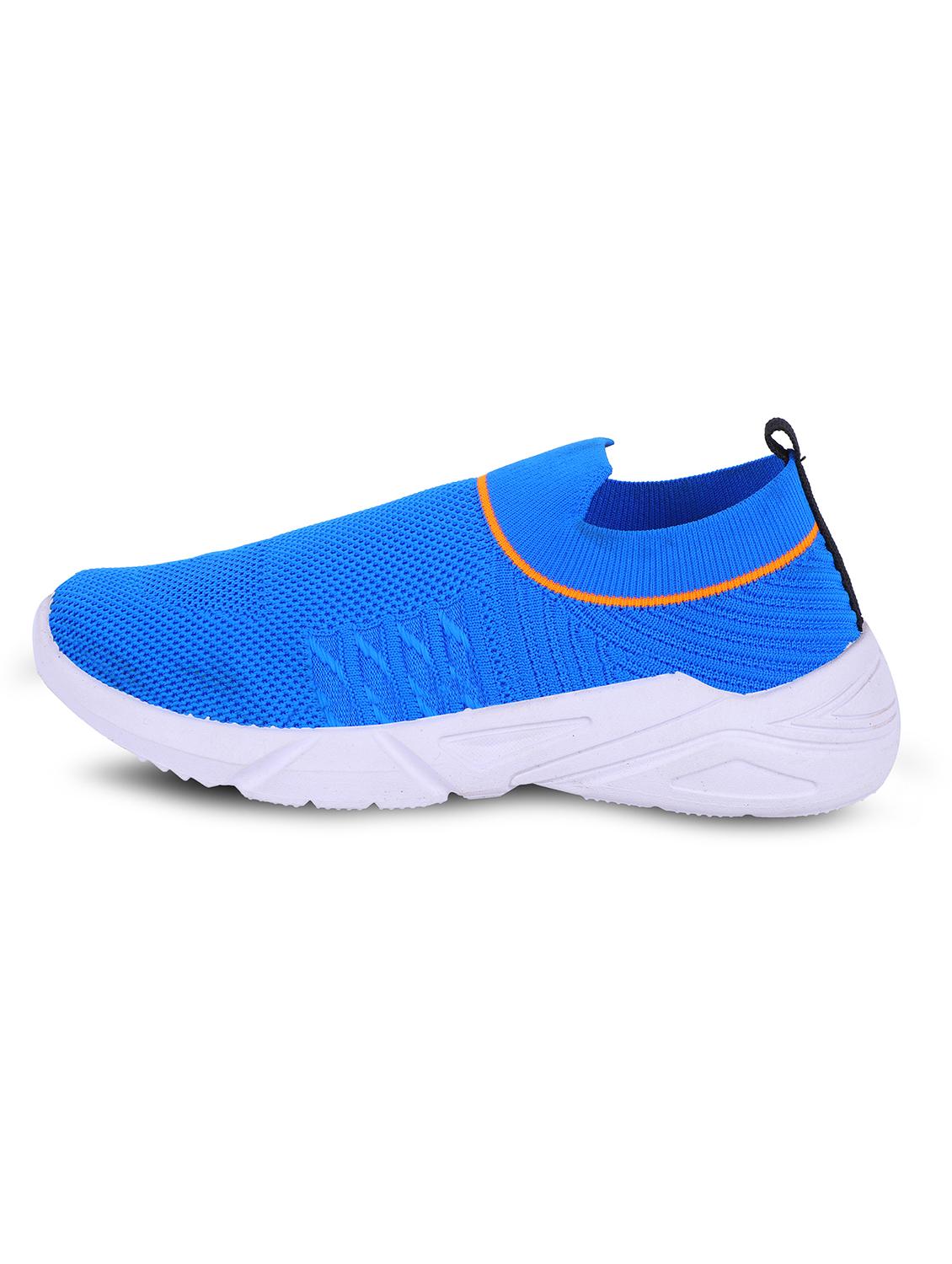 navy blue solid slip on shoes - 19497614 - Standard Image - 1