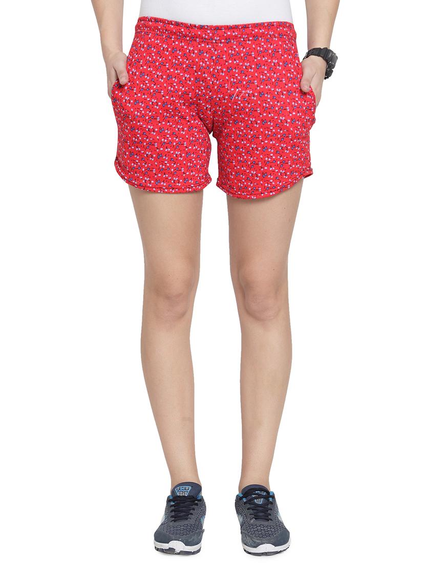 cotton regular printed short - 19501818 -  Zoom Image - 0