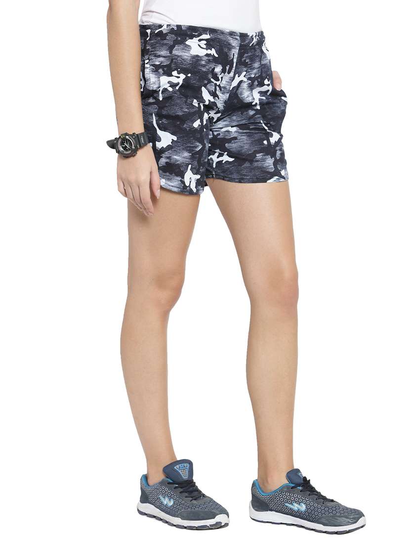cotton regular printed short - 19501821 -  Standard Image - 1