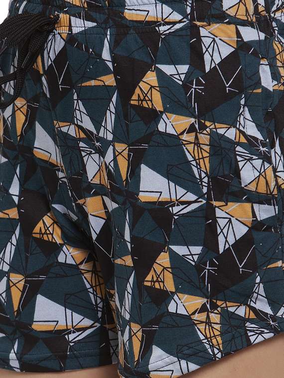 cotton regular print short - 19501829 - Standard Image - 4