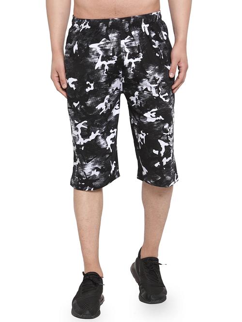 black cotton blend three fourth - 19501874 - Standard Image - 0