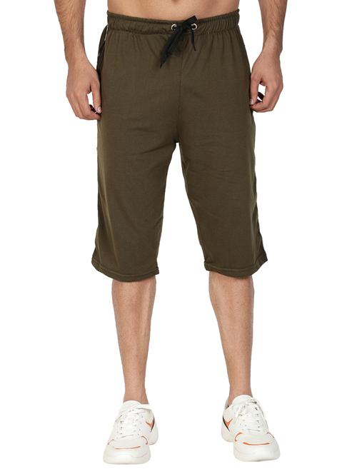 mid rise solid three fourth - 19501884 -  Standard Image - 0