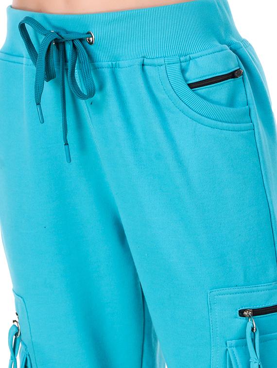 cotton solid jogger - 19503413 - Standard Image - 4
