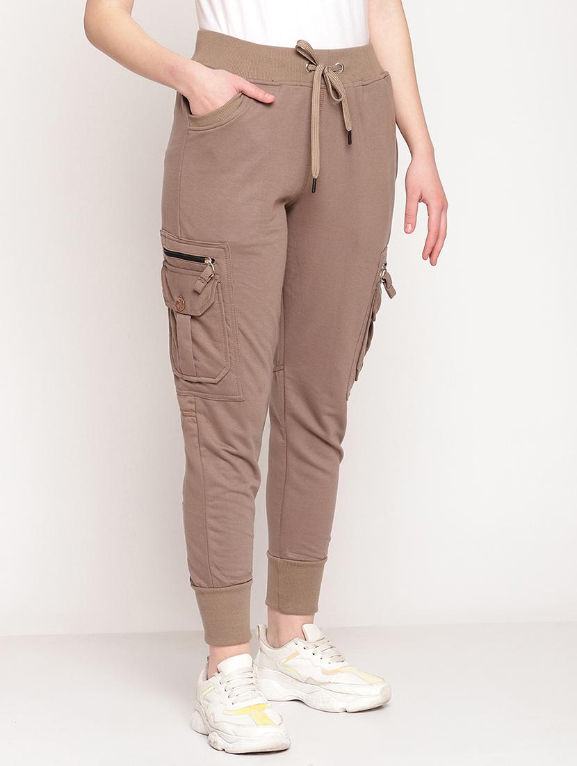 cotton solid jogger - 19503414 - Standard Image - 1