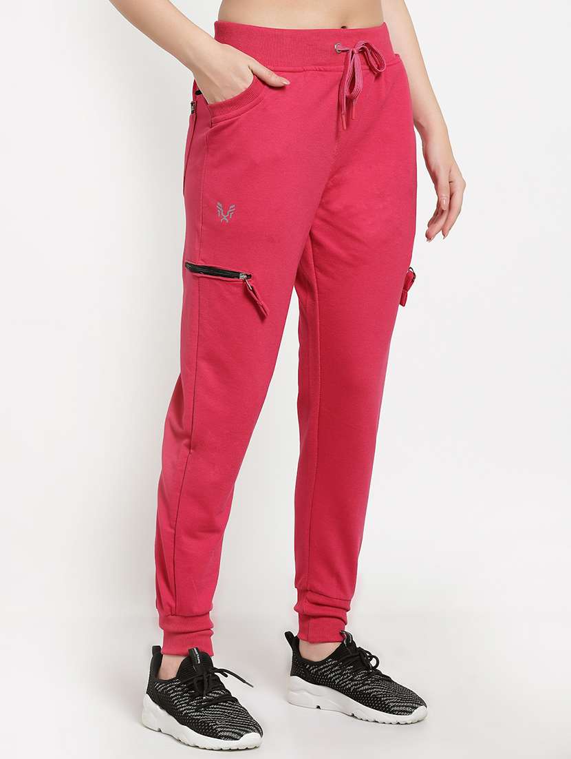 mid rise solid jogger - 19503437 -  Standard Image - 1