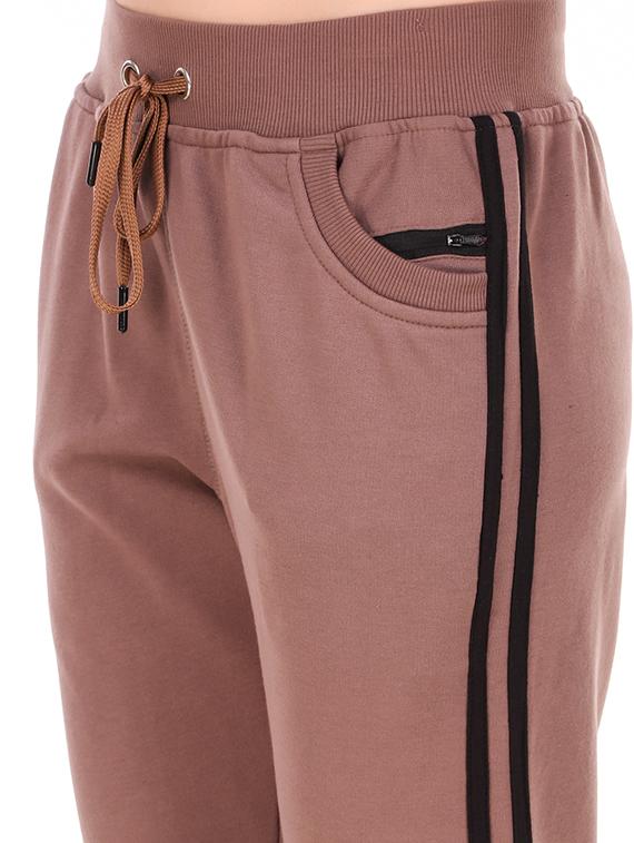mid rise solid jogger - 19503447 - Standard Image - 4