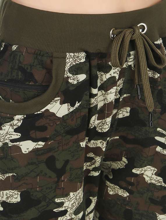 mid rise printed jogger - 19503451 -  Standard Image - 4