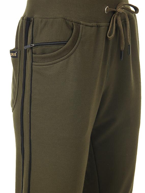 mid rise solid jogger - 19503475 - Standard Image - 4