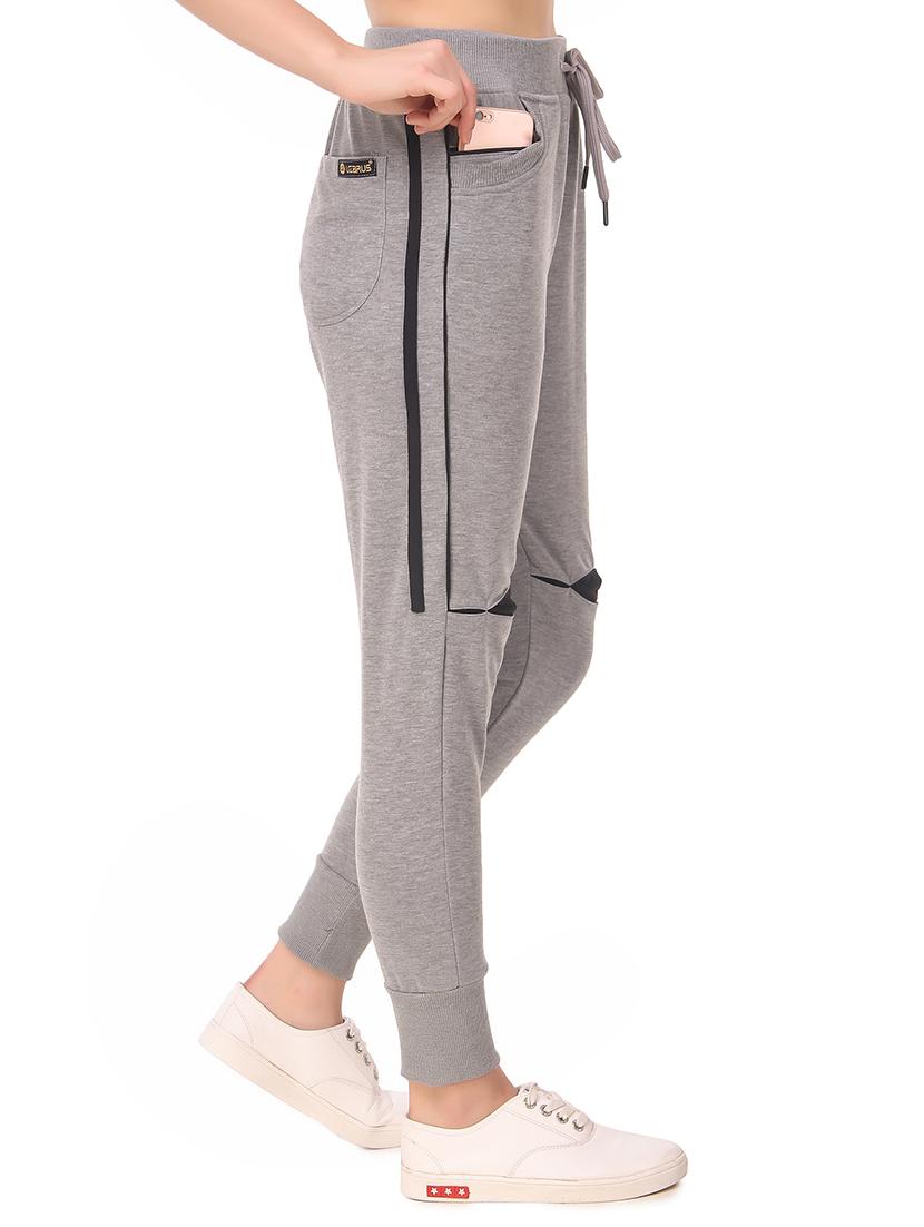 mid rise solid jogger - 19503476 - Standard Image - 1