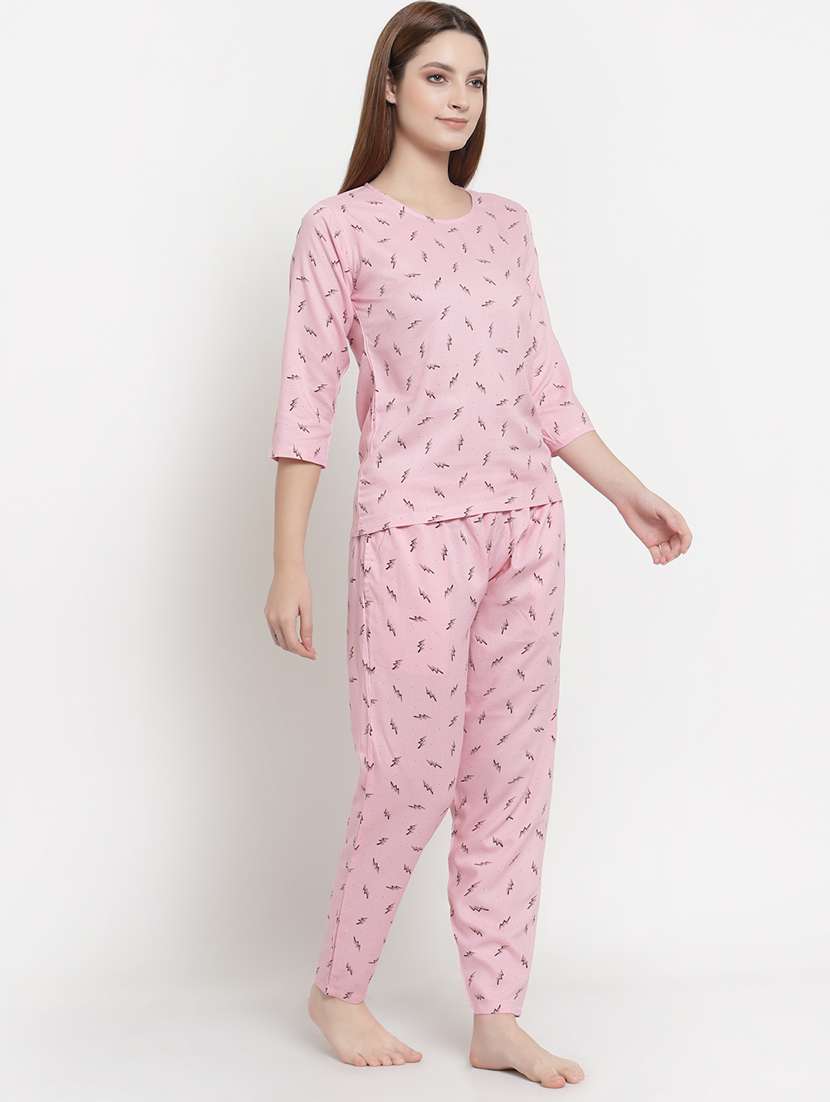 women cotton night suit set - 19503538 -  Standard Image - 1