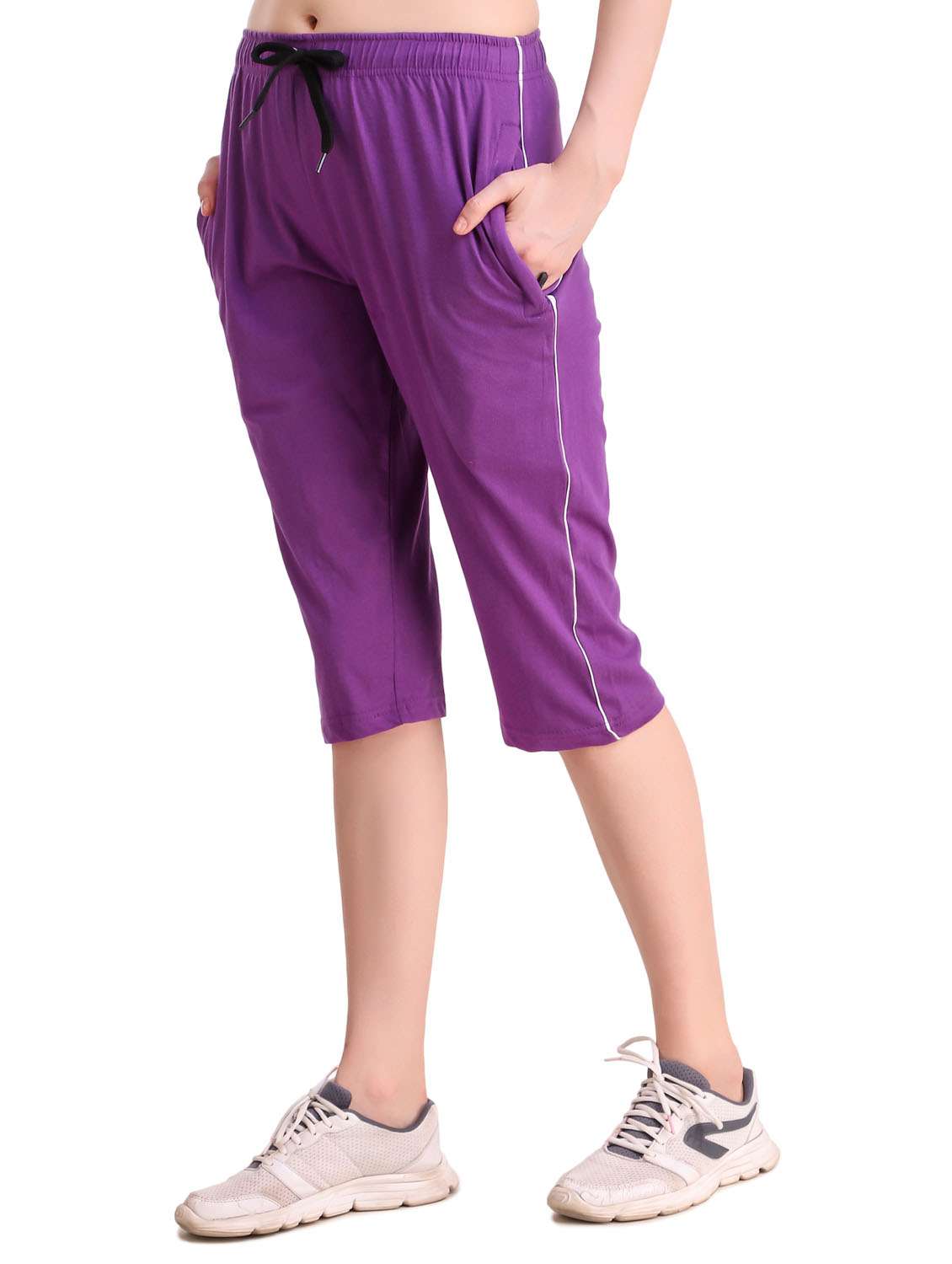 purple sports capri - 19503824 -  Standard Image - 1