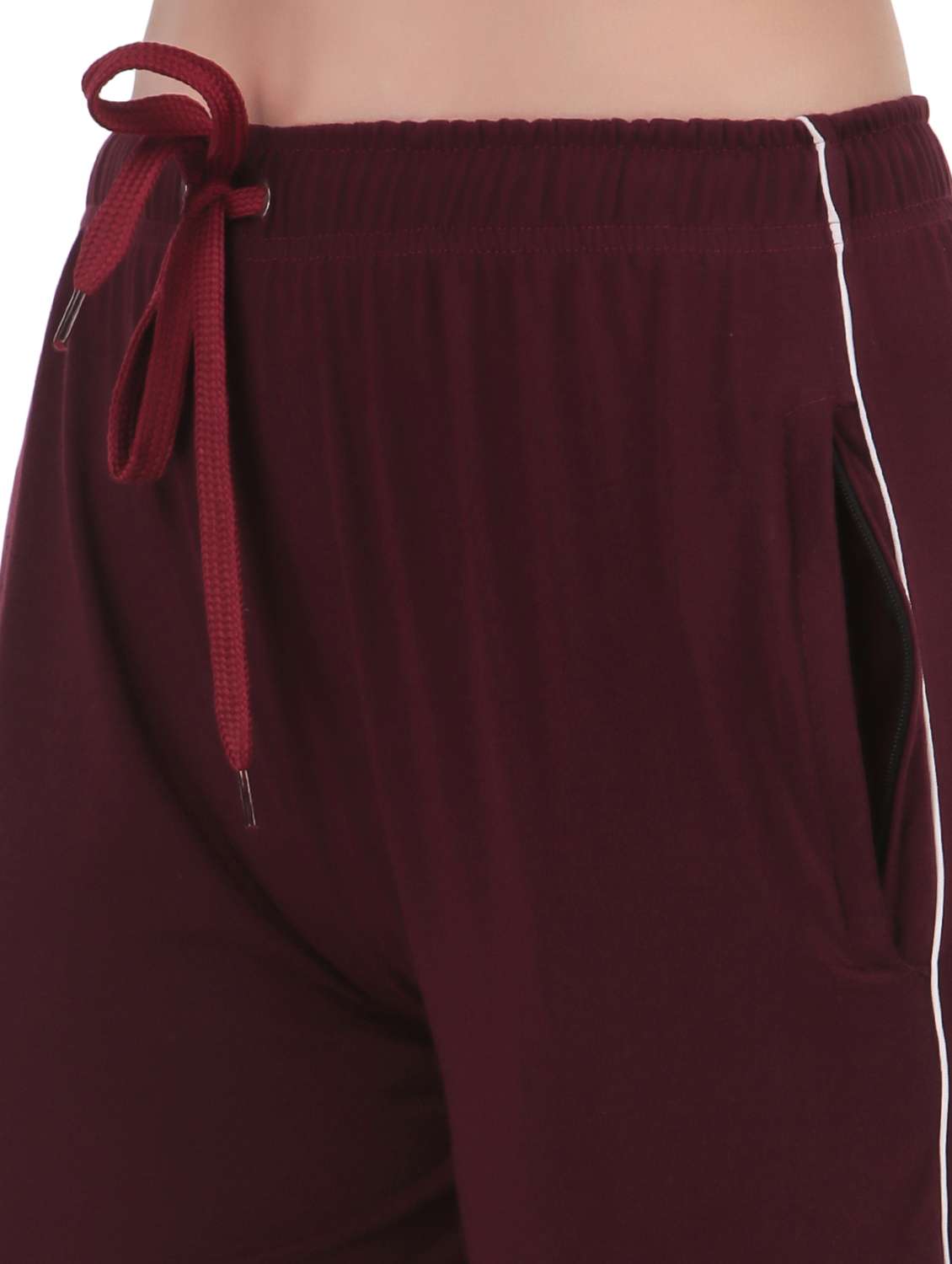 maroon sports capri - 19503825 -  Standard Image - 4