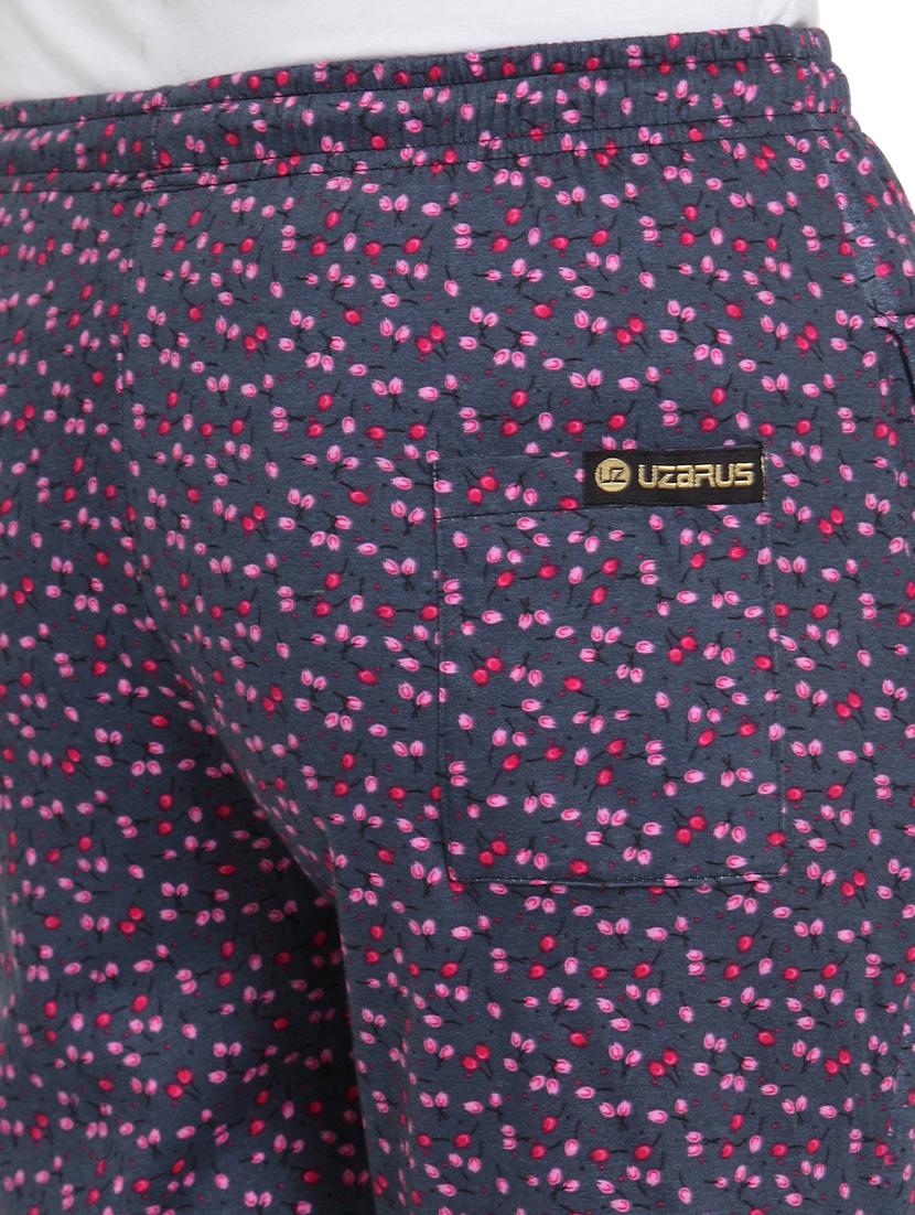 mid rise printed track pant - 19503843 - Standard Image - 4