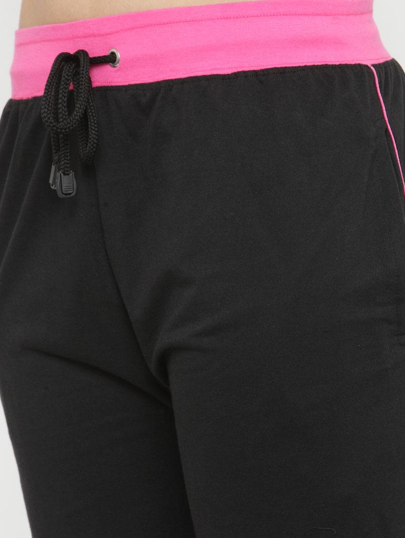 mid rise solid track pant - 19503854 - Standard Image - 4