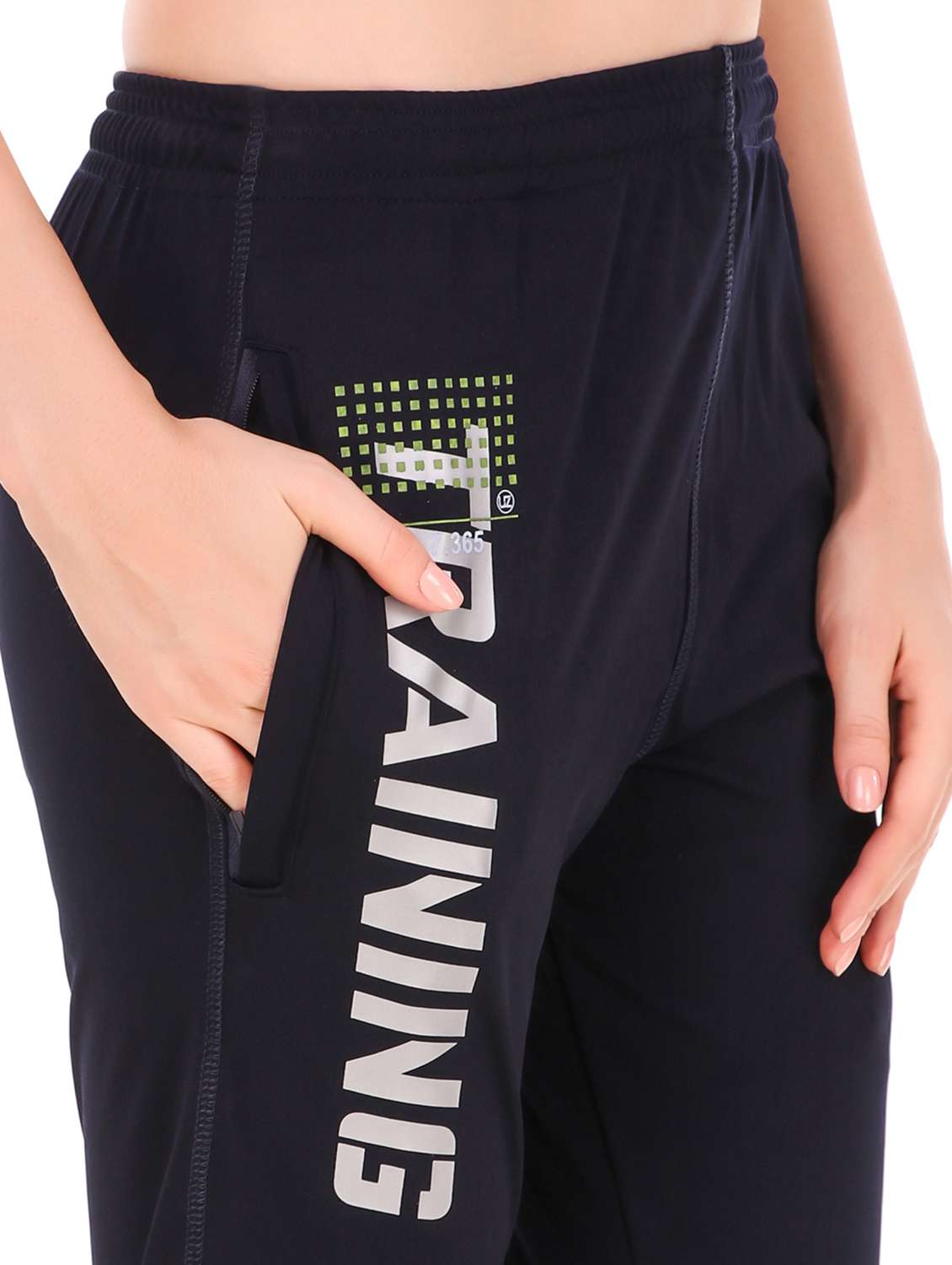navy blue sports capri - 19503886 - Standard Image - 4