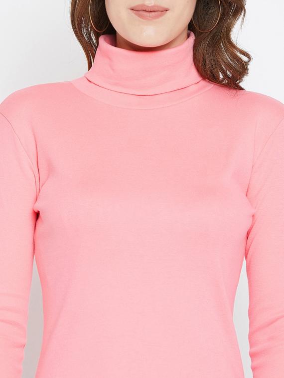 women's straight high neck top - 19504180 - Standard Image - 4