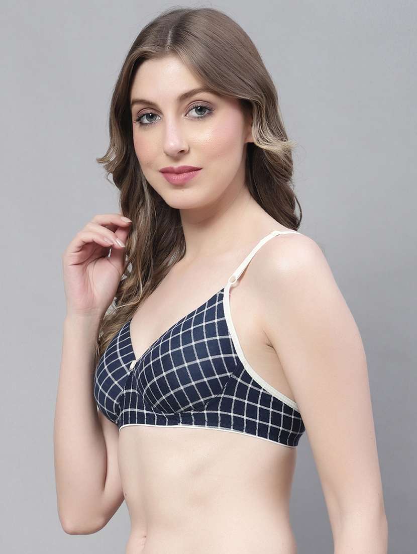 blue cotton tshirt bra - 19504258 -  Standard Image - 1