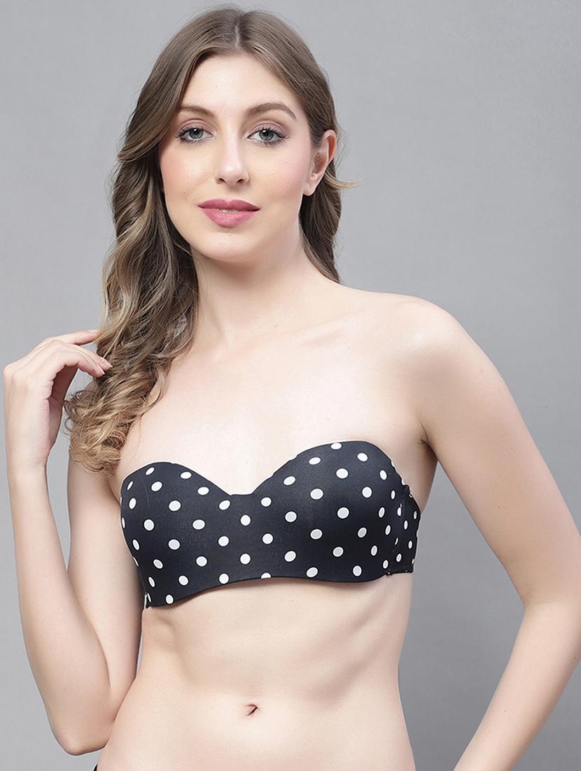 black poly spandex balconette bra - 19504260 -  Standard Image - 1
