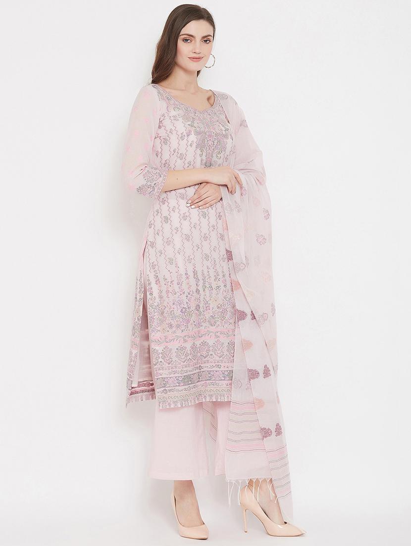 self designed flared unstitched suit - 19510905 - Standard Image - 1