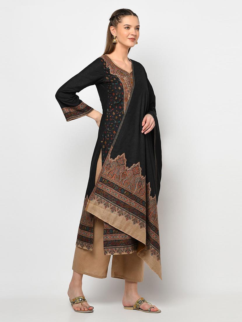 self designed flared unstitched suit - 19510968 - Standard Image - 1