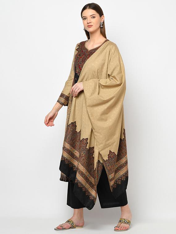 self designed flared unstitched suit - 19510969 - Standard Image - 4