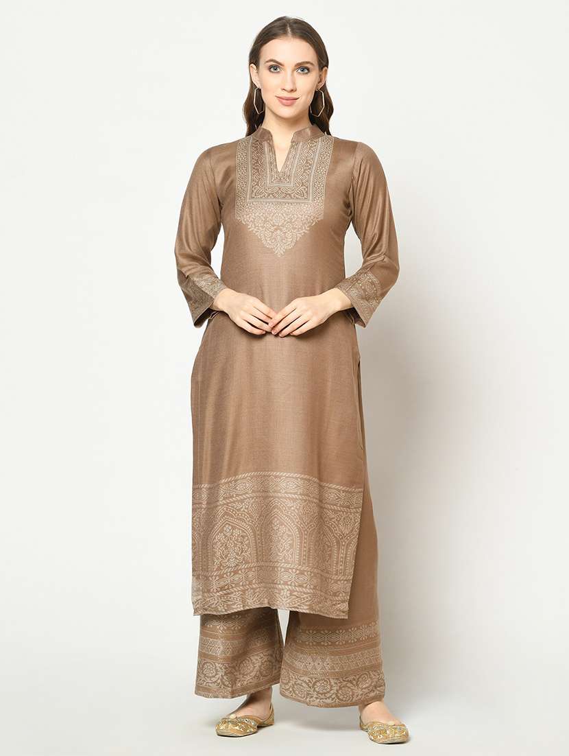 self designed palazzo unstitched suit - 19511039 -  Standard Image - 1