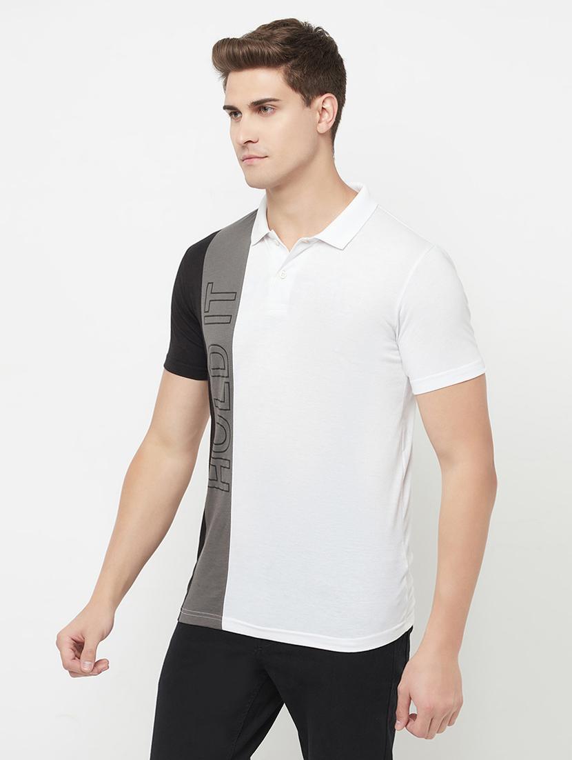 color block cotton blend t-shirt - 19514433 -  Standard Image - 1