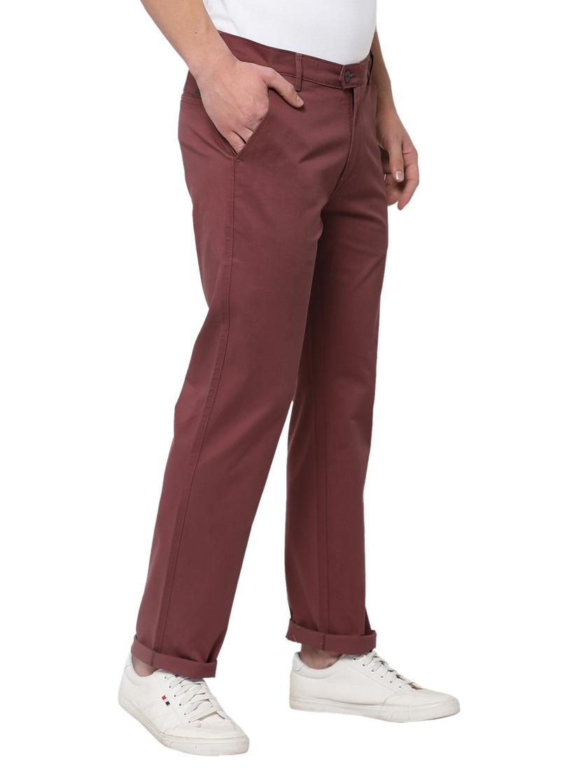 vine solid flat front casual trouser - 19516569 - Standard Image - 1