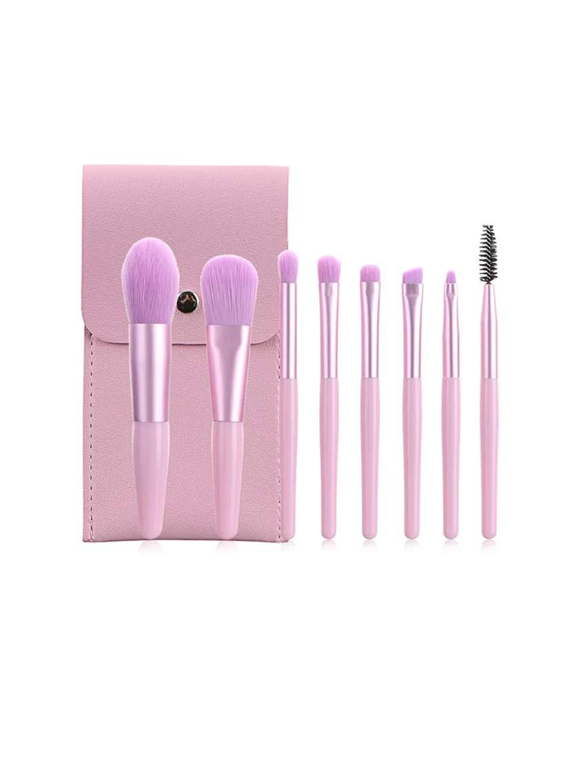favon pack of 8 professional makeup brushes with free pouch(color may vary)