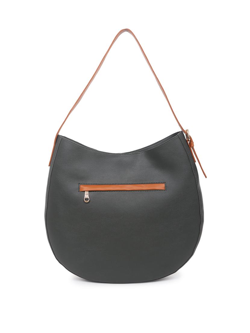 green leatherette (pu) handbag - 19517979 -  Standard Image - 1