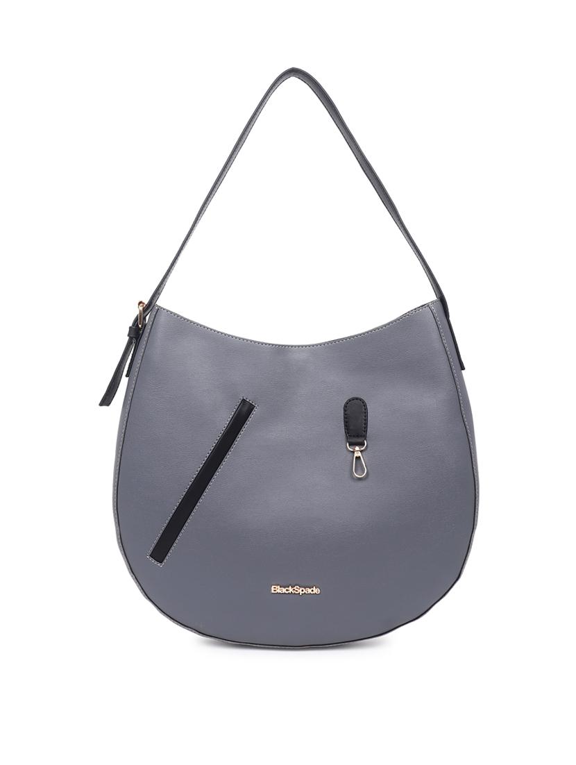 grey leatherette (pu) handbag - 19517980 -  Zoom Image - 0