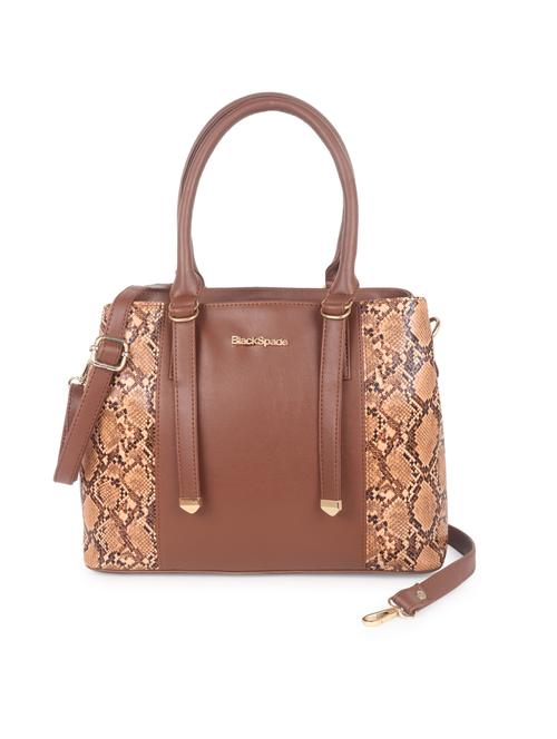 tan leatherette (pu) handbag - 19517995 -  Standard Image - 0