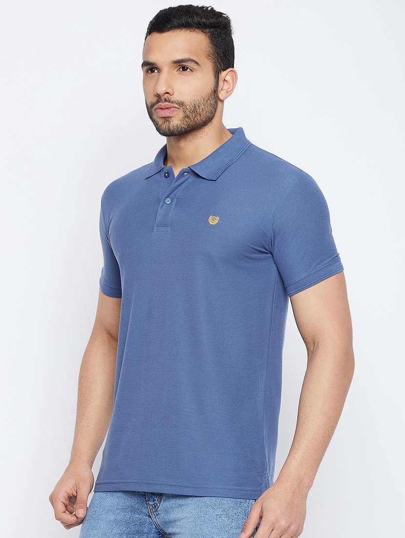 men short sleeves plain polo t-shirt  - 19519418 -  Standard Image - 1