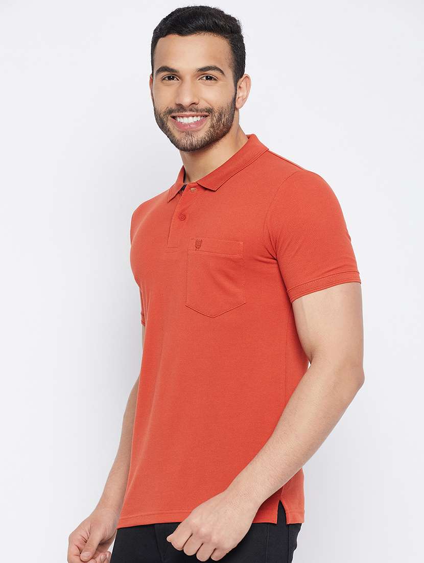 men short sleeves plain polo t-shirt  - 19519433 -  Standard Image - 1