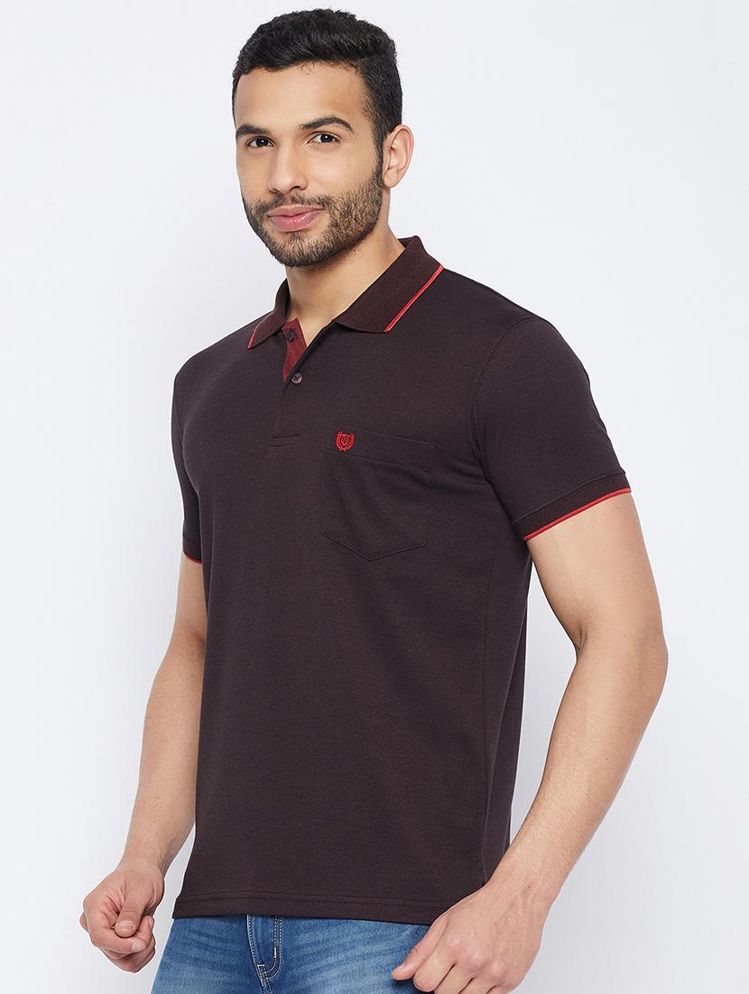 men short sleeves plain polo t-shirt - 19519437 - Standard Image - 1