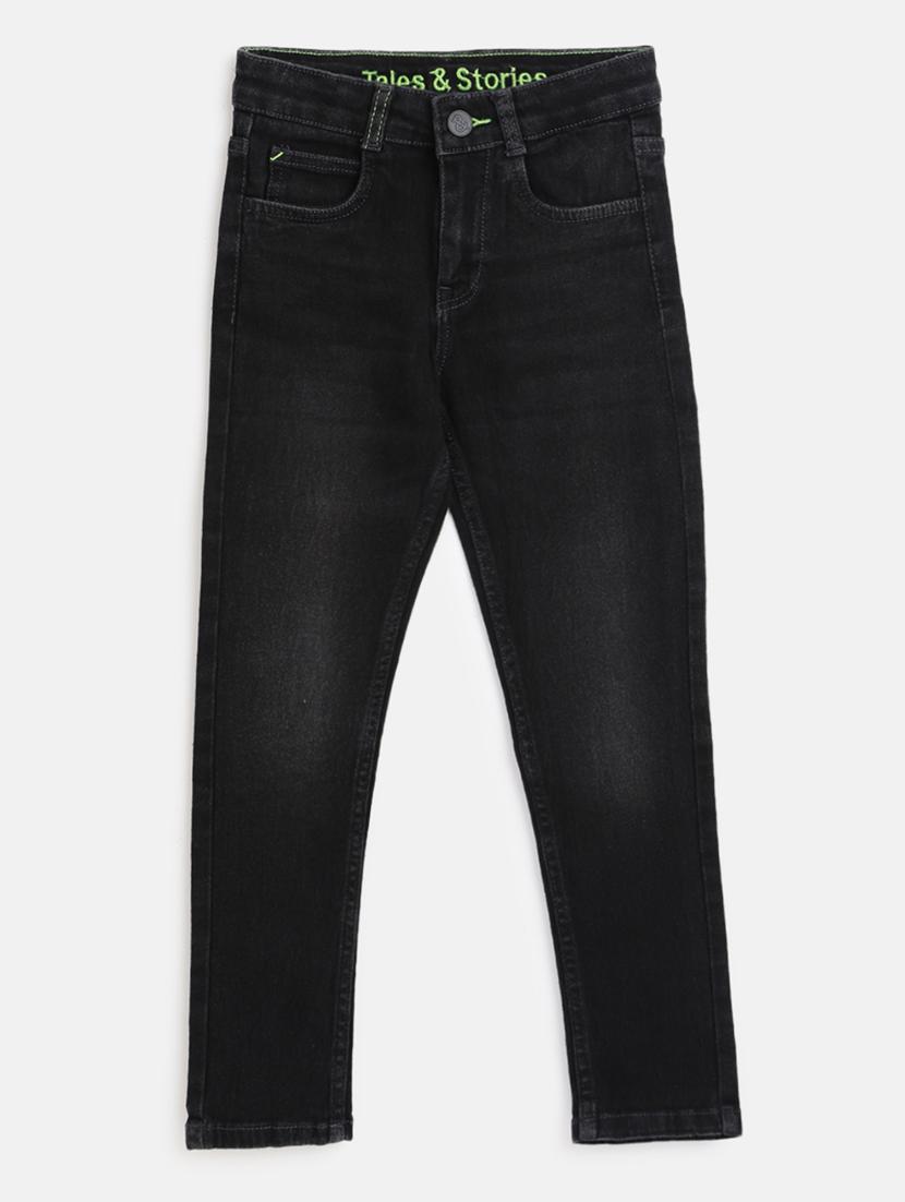boy's plain skinny fit jeans - 19520391 -  Standard Image - 1