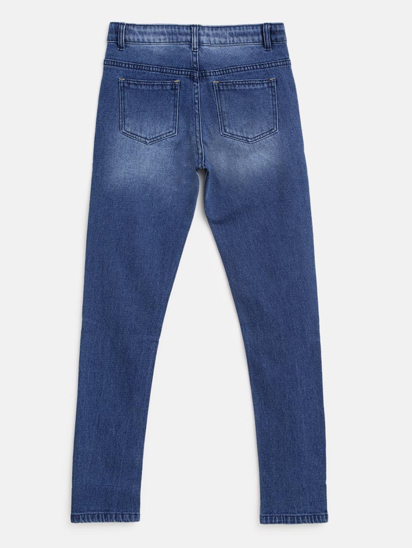 boy's plain skinny fit jeans - 19520391 - Standard Image - 4