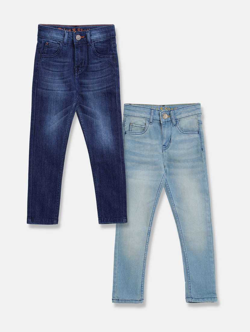 boy's plain skinny fit jeans