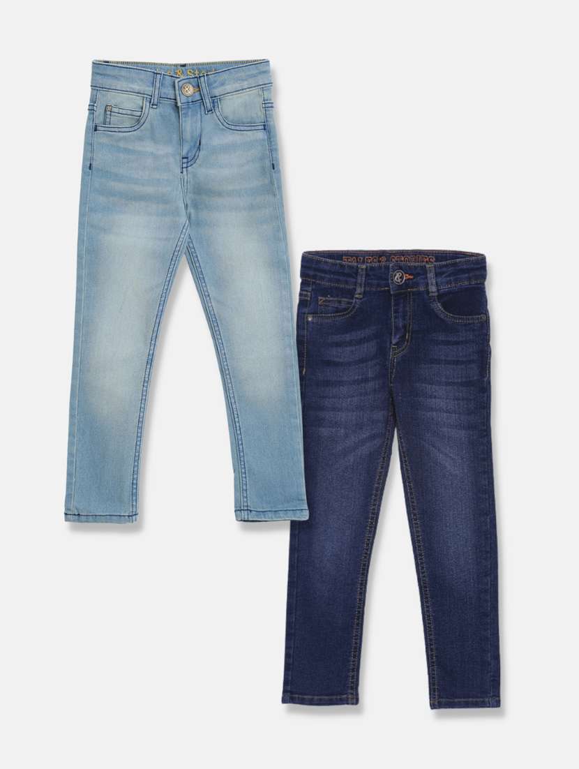 boy's plain skinny fit jeans
