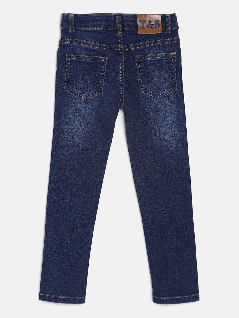 boy's plain skinny fit jeans - 19520414 - Standard Image - 4