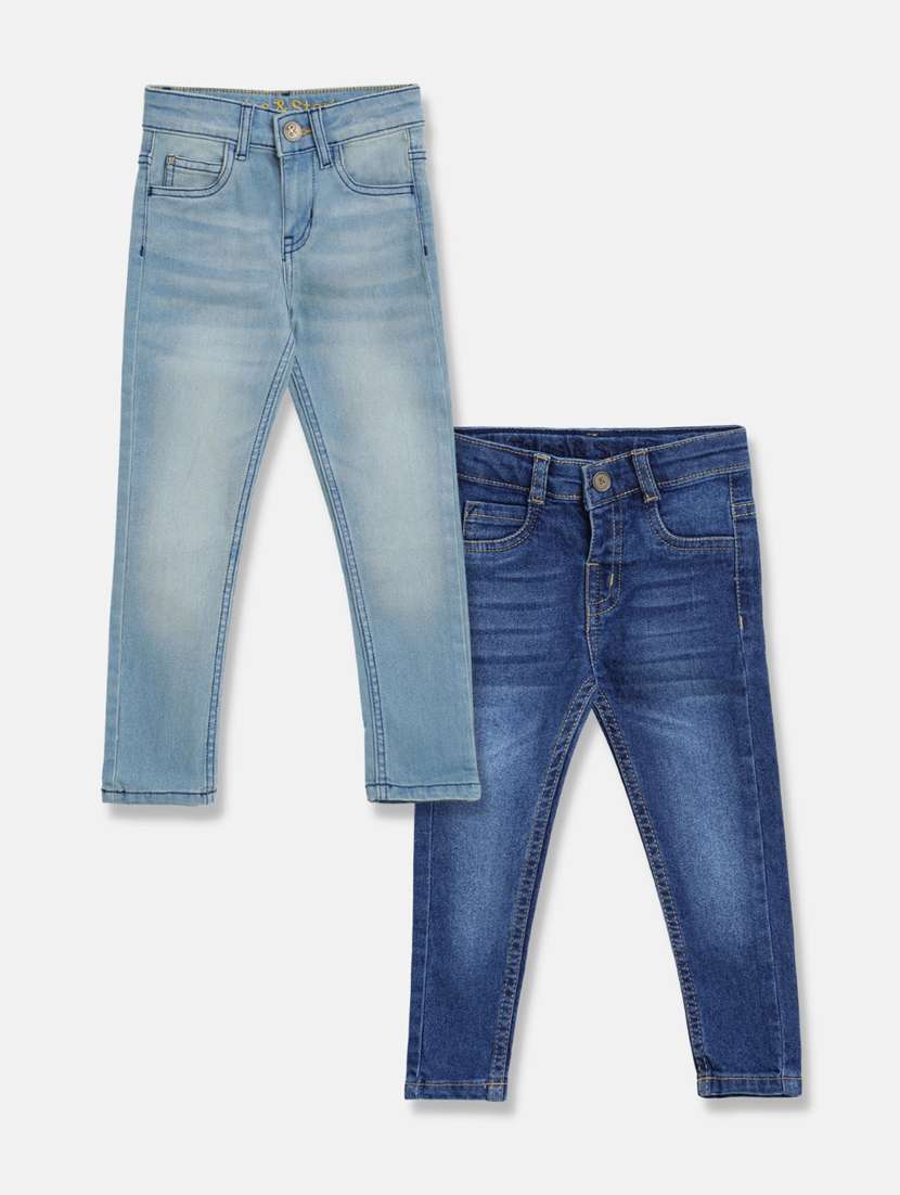 boy's plain skinny fit jeans