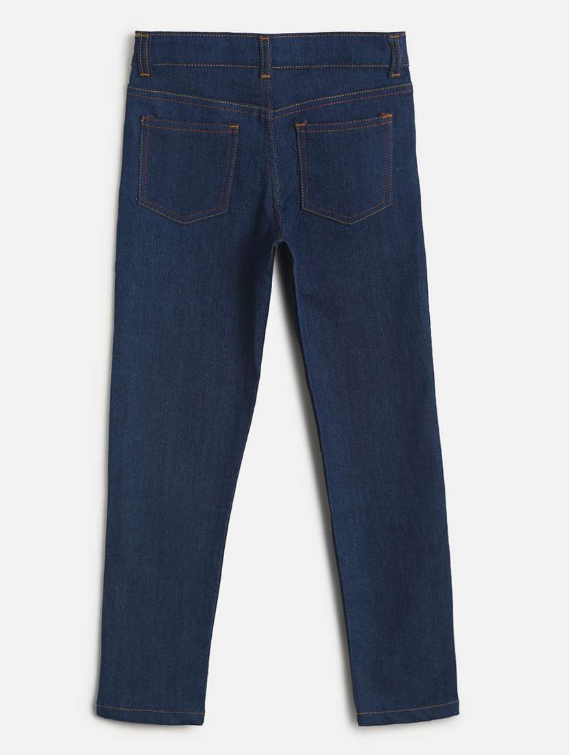 boy's plain skinny fit jeans - 19520416 -  Standard Image - 4