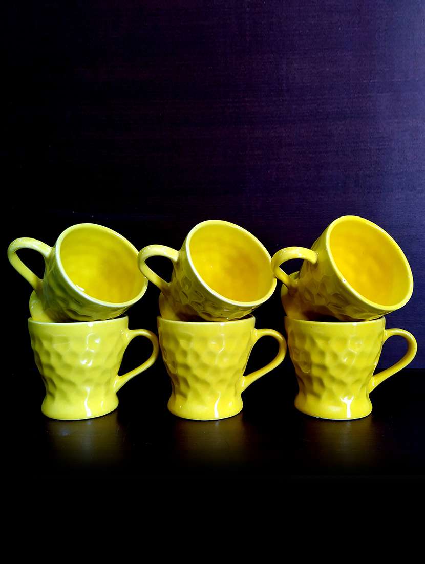 moody panda distinguished set of 6 cups | cup set | 6 cup set | ceramic