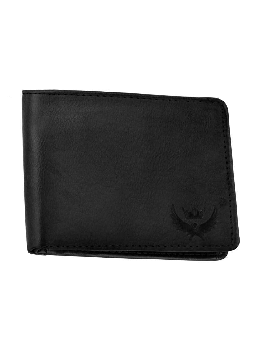 black leatherette wallet - 19522163 -  Standard Image - 1