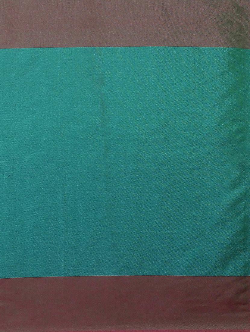 women's color block multi colored saree - 19533328 - Standard Image - 4