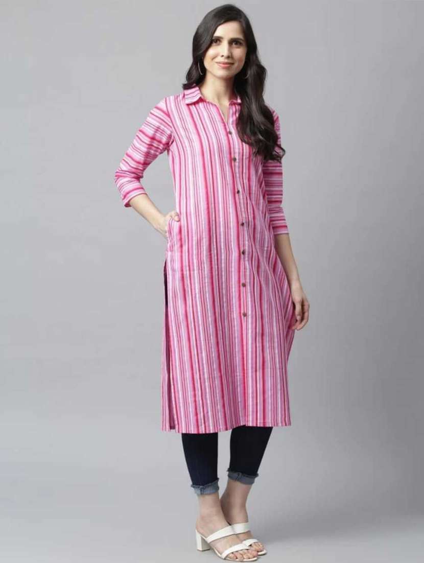 women's front slit kurta