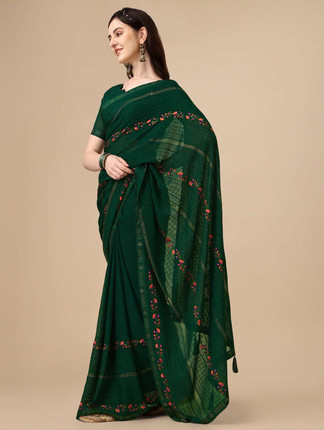 women's embroidered saree - 19533466 -  Standard Image - 1